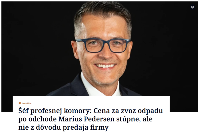 Cena za odpad porastie. Nie však preto, že sa predáva firma.